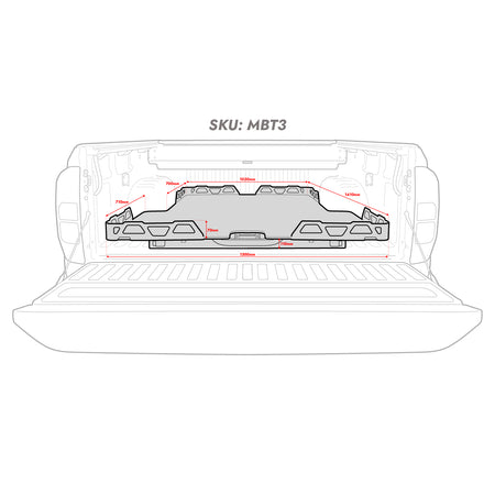 HSP Load Slide Suits Dual Cab BT50 TF 2020+