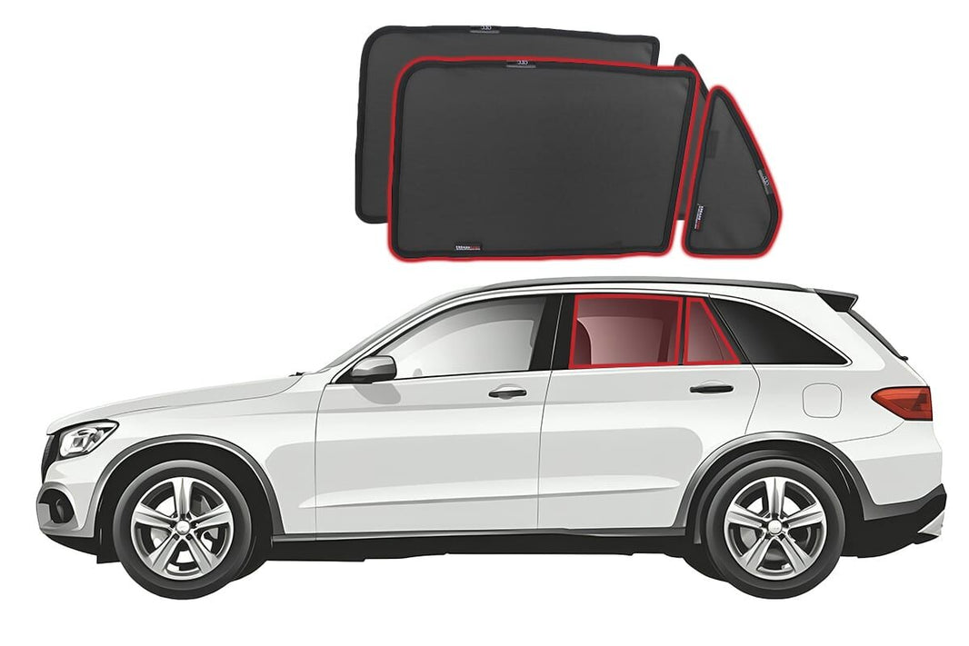 Mercedes-Benz GLC SUV 1st Generation Car Rear Window Shades (X253; 2016-2022)*
