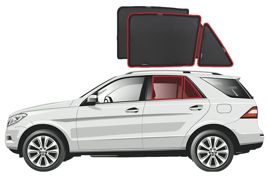 Mercedes-Benz M-Class/GLE SUV 3rd Generation Car Rear Window Shades (W166; 2011-2019)*