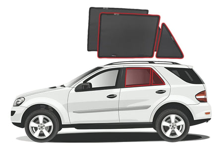 Mercedes-Benz M-Class Car Rear Window Shades (W164; 2005-2011)*
