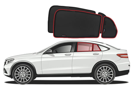 Mercedes-Benz GLC Coupe 1st Generation Car Rear Window Shades (C253; 2016-2022)*