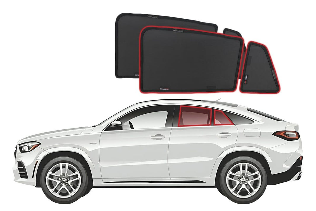 Mercedes-Benz GLE Coupe 3rd Generation Car Rear Window Shades (C292; 2015-2019)*
