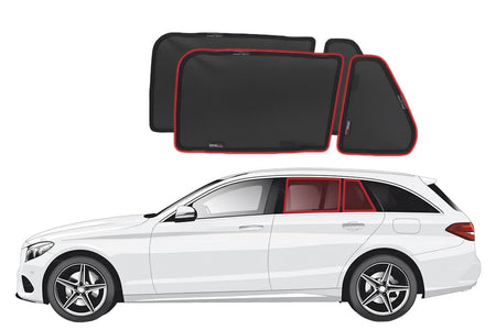 Mercedes-Benz C-Class Wagon 4th Generation Car Rear Window Shades (S205; 2014-2021)*