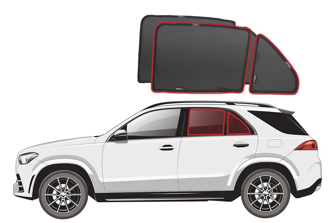 Mercedes-Benz GLE SUV 4th Generation Car Rear Window Shades (W167; 2019-Present)*