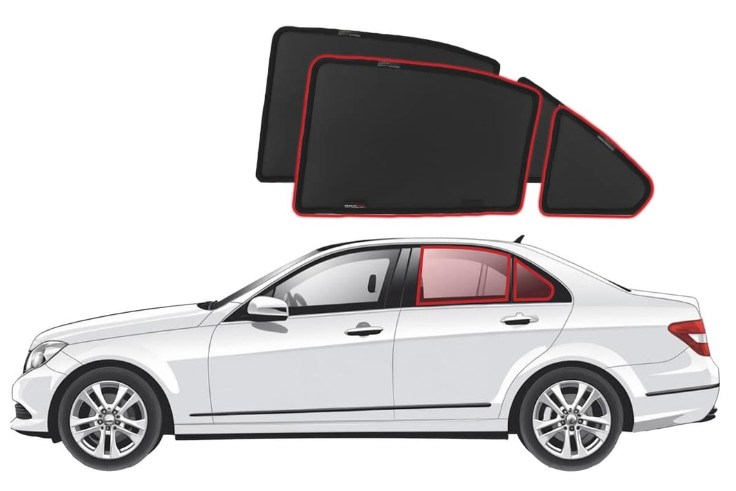 Mercedes-Benz C-Class Sedan 3rd Generation Car Rear Window Shades (W204; 2007-2014)*