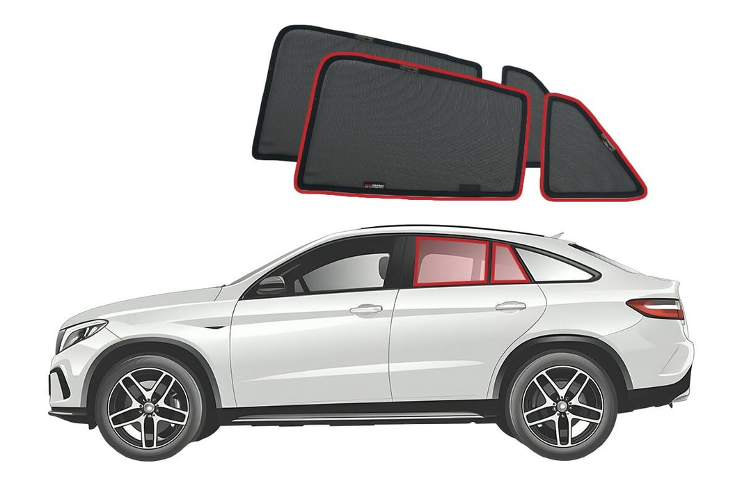 Mercedes-Benz GLE Coupe SUV 4th Generation Car Rear Window Shades (C167; 2019-Present)*
