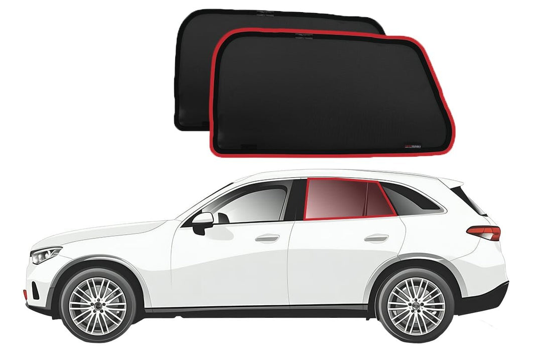 Mercedes-Benz GLC SUV 2nd Generation Car Rear Window Shades (X254; 2022-Present)*