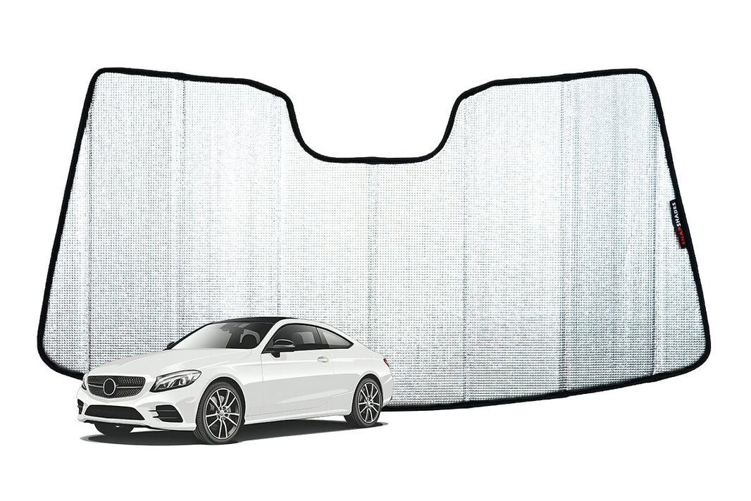 Mercedes-Benz C-Class Coupe/Convertible Front Windscreen Sun Shade (C205/A205; 2015-2023)