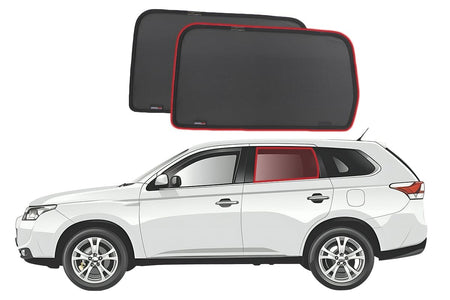 Mitsubishi Outlander 3rd Generation Car Rear Window Shades (2012-2021)
