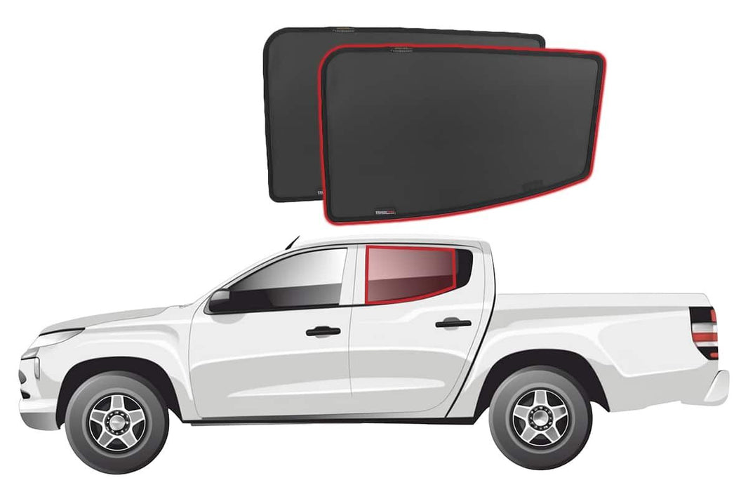 Mitsubishi Triton/L200/Strada 5th Generation | FIAT Fullback | RAM 1200 Car Rear Window Shades (2015-2024)