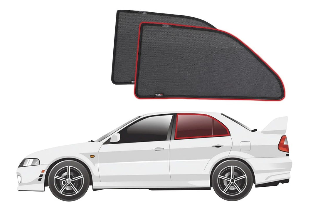 Mitsubishi Lancer/Lancer Evolution/Cedia/Virage Sedan Car Rear Window Shades (2000-2007)