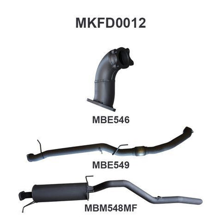Ford PJ, PK Ranger 3.0L Auto Without Cat