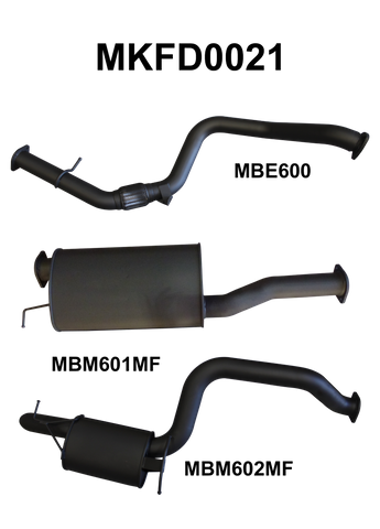 Territory SZ 2.7L Without Cat OE Exit