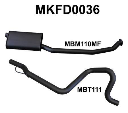 Falcon EA - AU 6 Cylinder Sedan Catback Muffler/Tailpipe