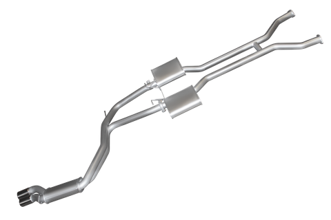 Falcon AU V8 IRS SDN 2.5in Dual Catback Muffler