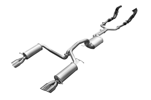 BA BF V8 4V Sedan 2.5in L & R With Extractors Muffler/Muffler