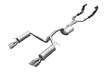 BA BF V8 4V Sedan 2.5in L & R With Extractors Muffler/Muffler