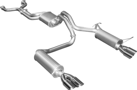 BA BF V8 Sedan 2.5in L & R CatBack Muffler/Muffler