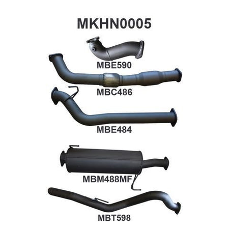 Colorado RC 3.0L 10 - 12 LWB With Cat & Muffler