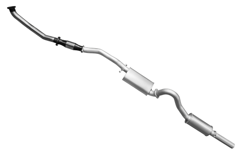 VL Commodore Turbo 3.0L 3in T/Back Muffler/Muffler