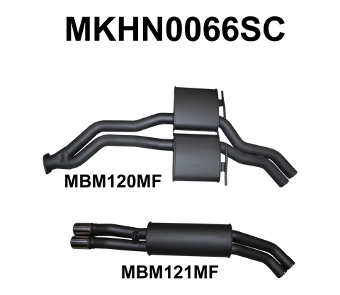 VP VR VS Sedan 5L V8 IRS 2.5in Catback Muffler