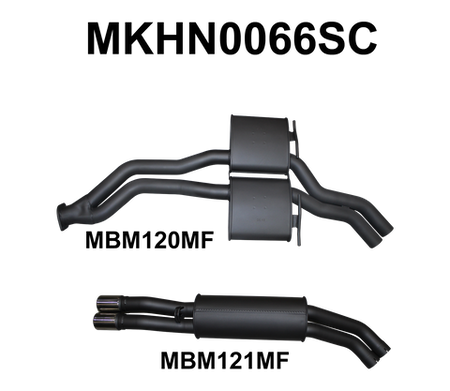 VP VR VS Sedan 5L V8 IRS 2.5in Catback Muffler