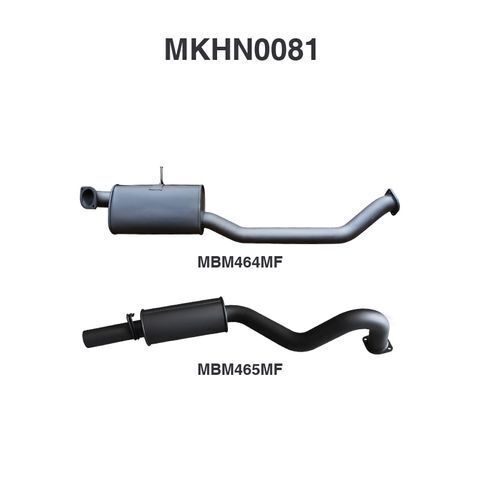 VN VP VR VS Ute 5.0L V8 3in Catback Muffler
