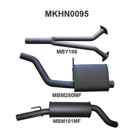 VZ V6 Sedan Ute Wagon 2.5in Catback Muffler/Muffler