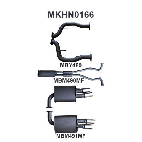 VE V8 Sedan Wagon 2.5in Catback Muffler/Muffler