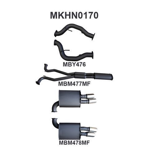 VE V8 Sedan Wagon 3in Catback Muffler/Muffler