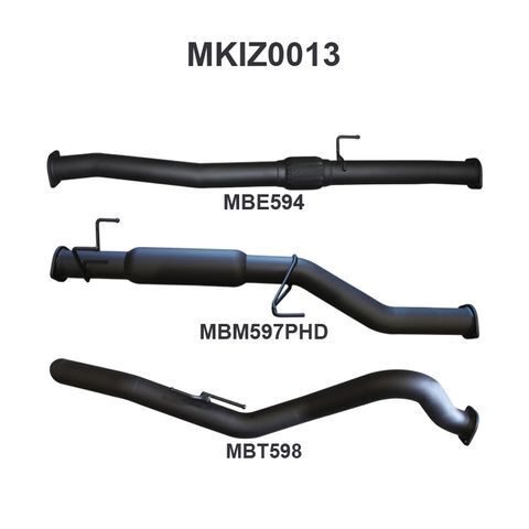 DMAX 2017 ON 3.0L DPF BACK