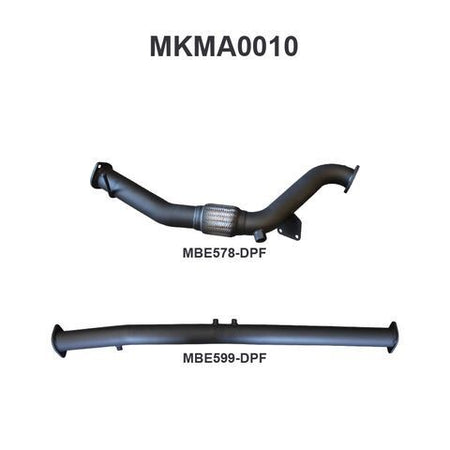 BT50 3.2L DPF DELETE ONLY - 2016 ONWARDS