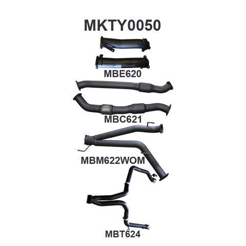 VDJ200 3in Dual With Cat, NO Muffler, Exit L&R