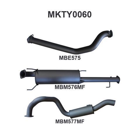 KDJ120, 150 Prado 3.0L D4D 3in, NO Cat