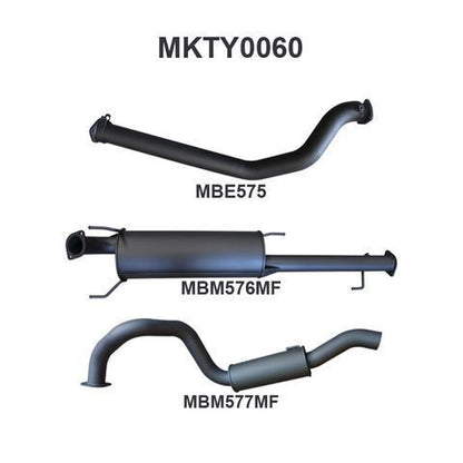 KDJ120, 150 Prado 3.0L D4D 3in, NO Cat