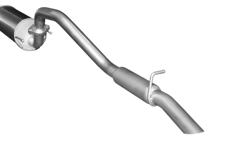 Toyota Hilux 150 4.0L V6 2.5in Cat Back Exhaust System, centre muffler, rear hotdog