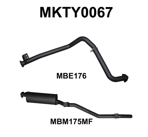 LandCruiser HZJ75, 78 2.5in off Extractors