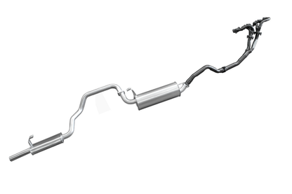FZJ105 4.5L Extractors & 2.5in Muffler/Muffler