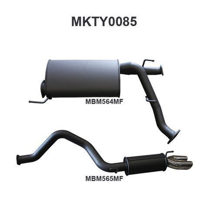 UZJ200 4.7L V8 CatBack 3in Including Single 3Â¼in SS Tip