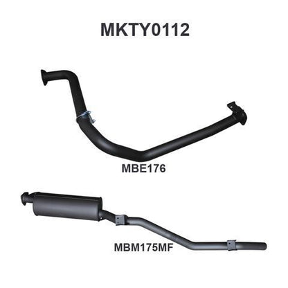 Landcruiser FZJ75, 78 2.5in off Extractors