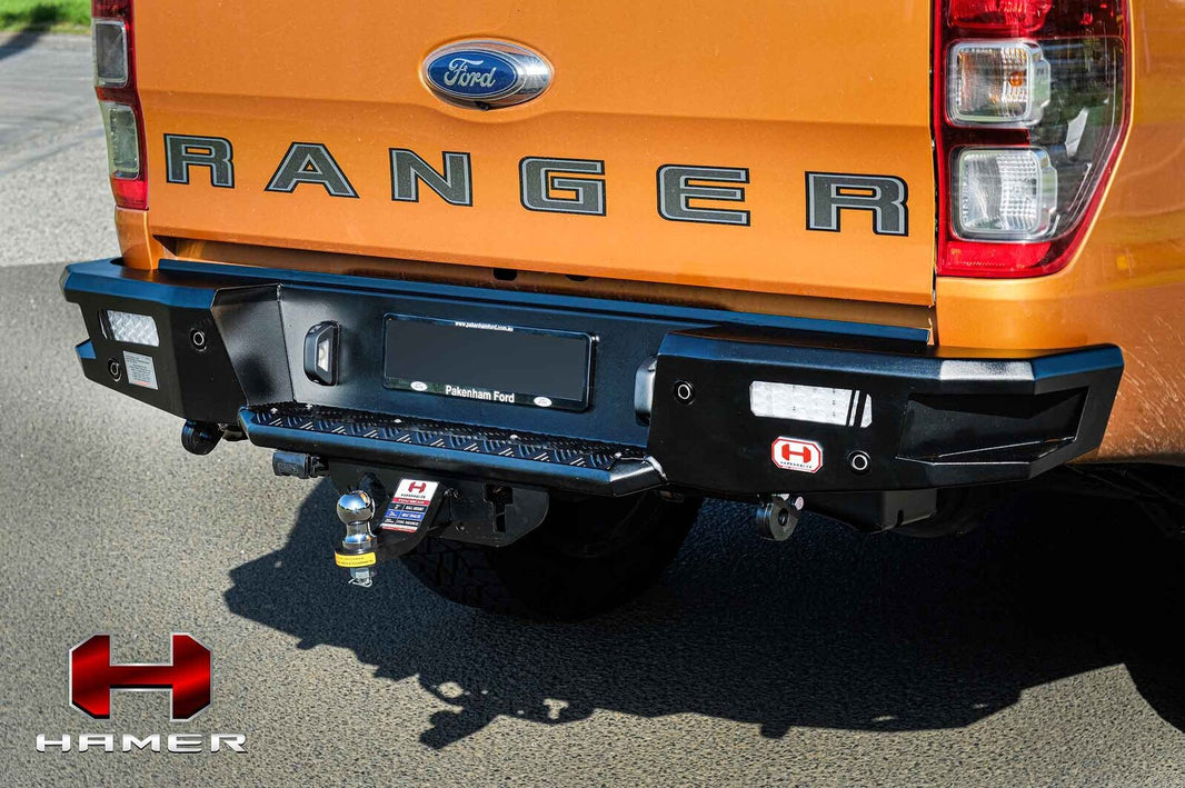 Hamer 4x4 M-SERIES REAR BAR TO SUIT FORD RANGER PX 2012-2022 & MAZDA BT50 2012-2020