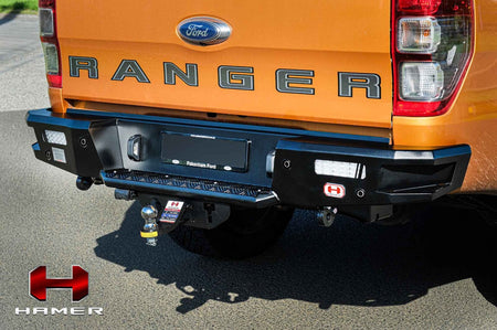 Hamer 4x4 M-SERIES REAR BAR TO SUIT FORD RANGER PX 2012-2022 & MAZDA BT50 2012-2020