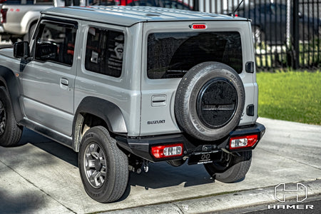 Hamer 4x4 REAR BUMPER REAR BAR TO SUIT SUZUKI JIMNY (3 DOORS) / JIMNY XL (5 DOORS) JB74W 2018-PRESENT