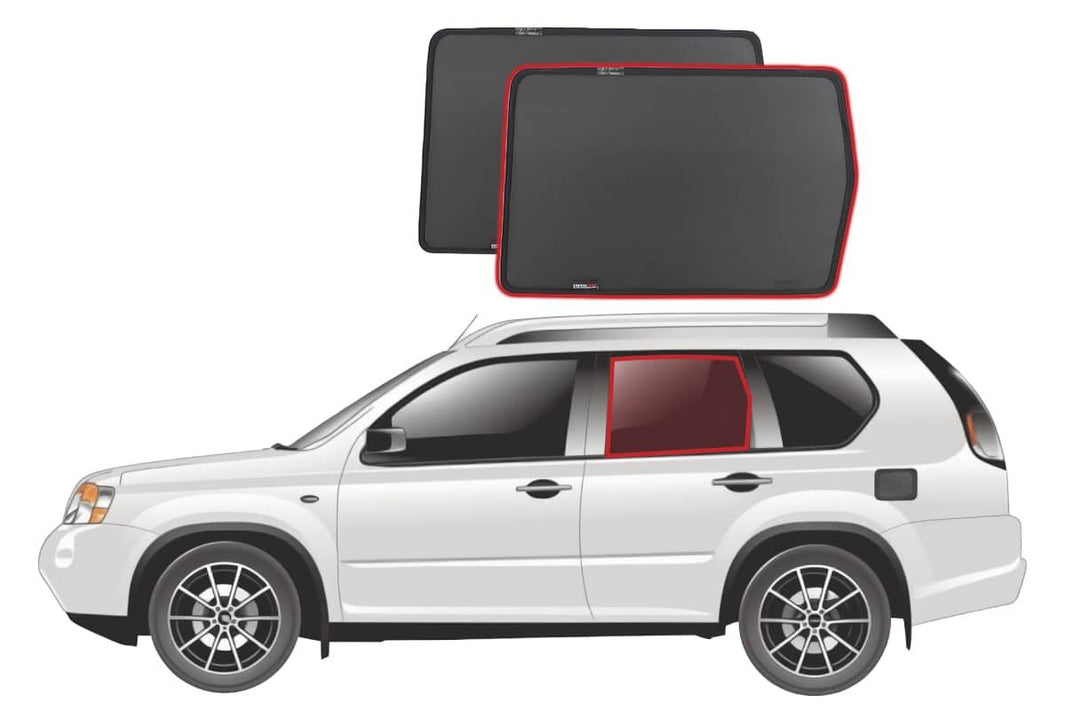 Nissan X-Trail 2nd Generation Car Rear Window Shades (T31; 2007-2013)
