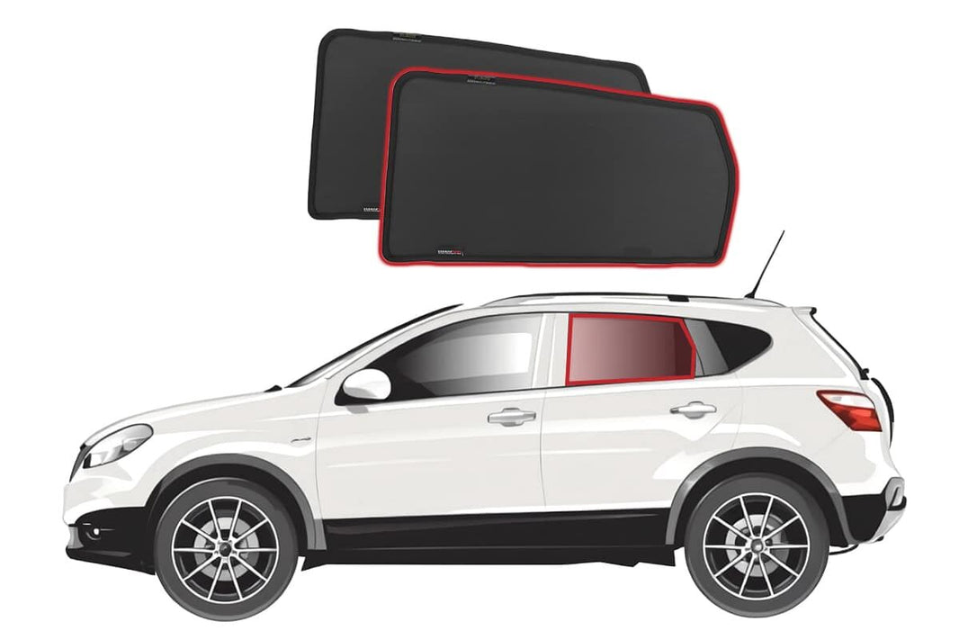 Nissan Dualis/Qashqai Car Rear Window Shades (J10; 2006-2013)*