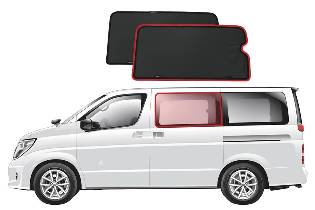 Nissan Elgrand 2nd Generation Car Rear Window Shades (E51; 2002-2010)*