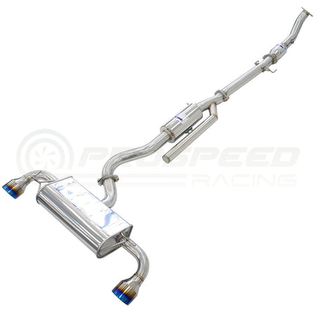 Invidia Q300 O2 Back Exhaust w/Catless Front Pipe, Ti Tips - Toyota Yaris GR XPA16R