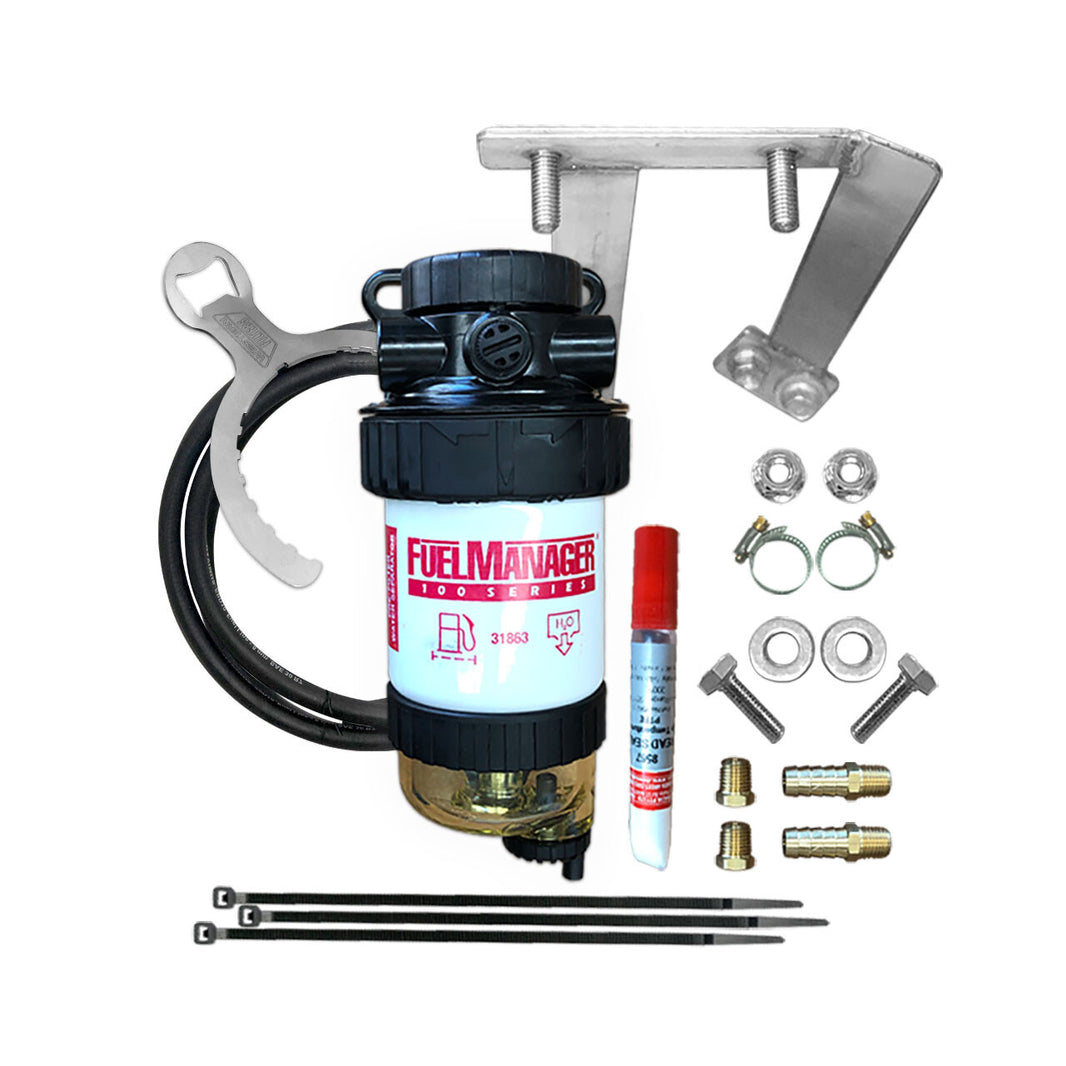 Toyota Hiace 2.8L TD 2019-ON 1GD-FTV - Fuel Manager Pre Filter Bracket Kit - OS-40-FM