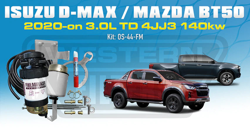 Isuzu DMAX & Mazda BT50 (2020-ON) 3.0L TD 4JJ3 - Fuel Manager Pre Filter Kit OS-44-FM
