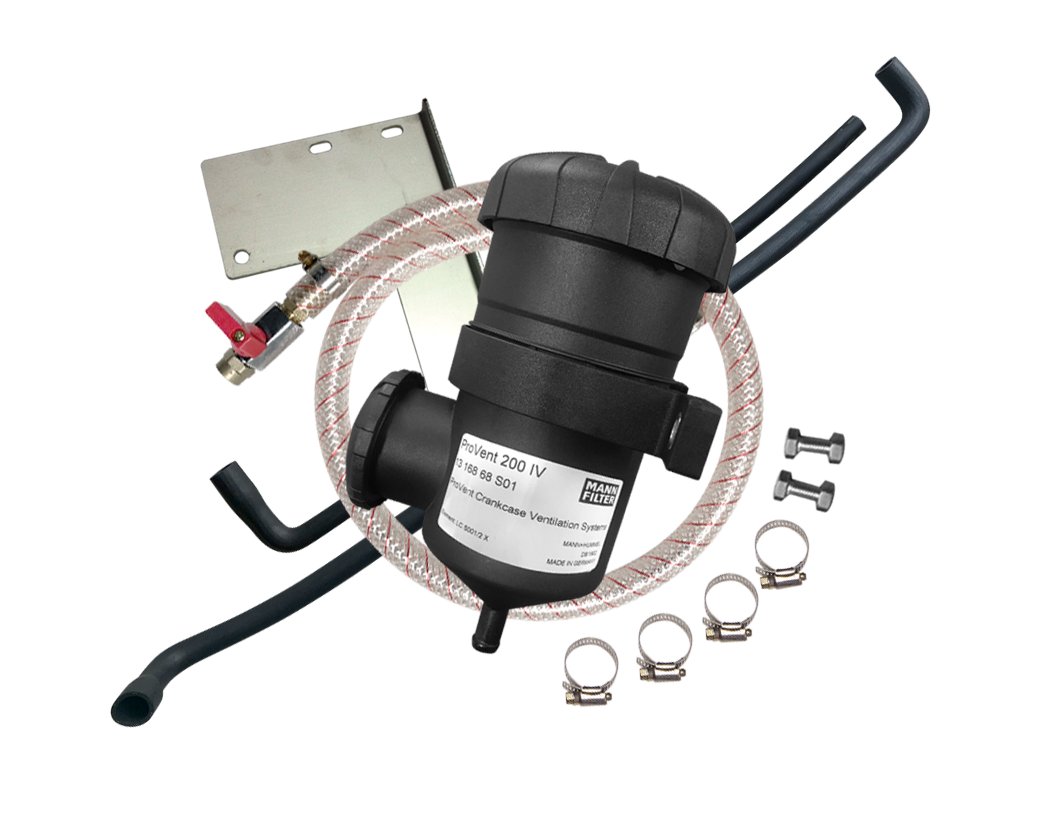 Nissan Navara NP300/D23 2.3L Provent Oil Catch Can Dual Bracket Kit - OS-PROV-17B